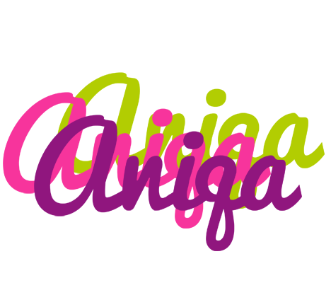 Aniqa flowers logo