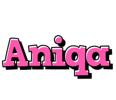 Aniqa girlish logo