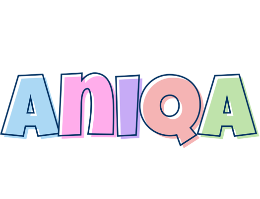 Aniqa pastel logo