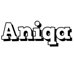 Aniqa snowing logo