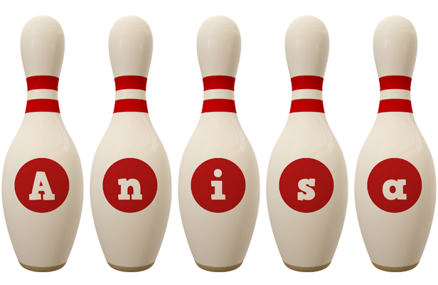 Anisa bowling-pin logo