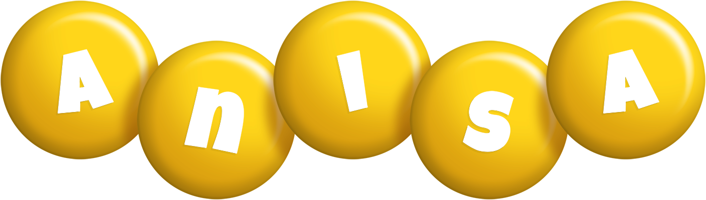 Anisa candy-yellow logo