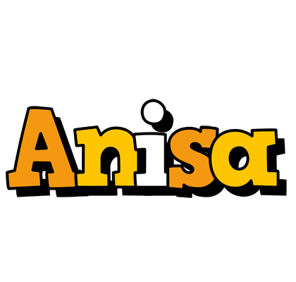 Anisa cartoon logo
