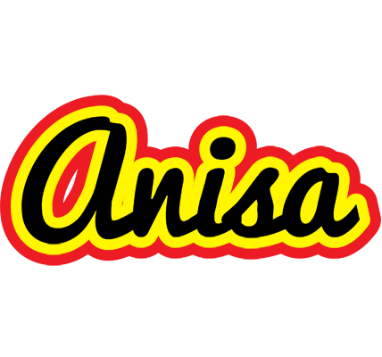 Anisa flaming logo