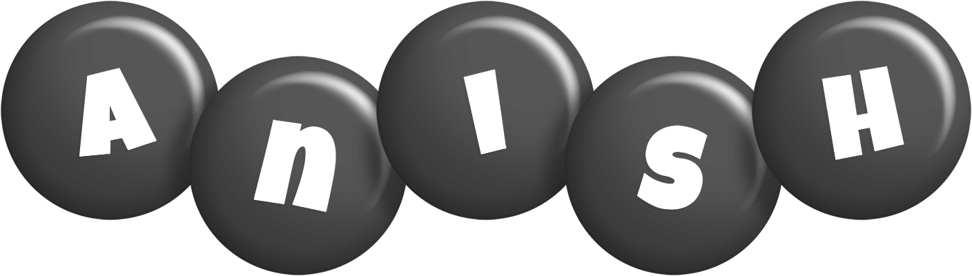 Anish candy-black logo
