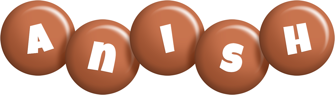 Anish candy-brown logo