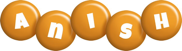 Anish candy-orange logo