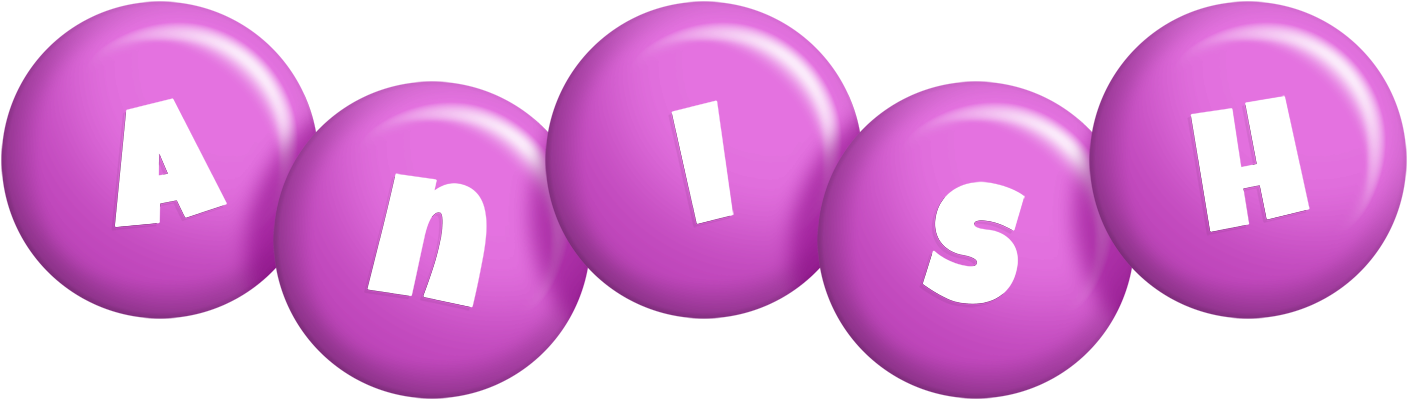 Anish candy-purple logo