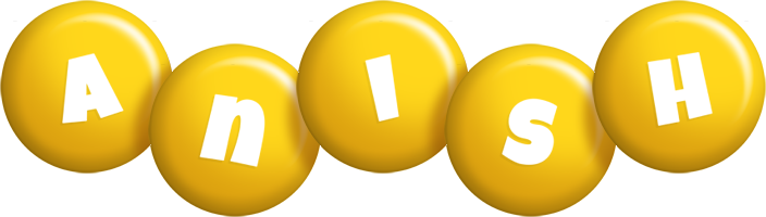 Anish candy-yellow logo