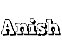 Anish snowing logo