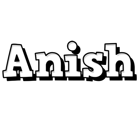 Anish snowing logo