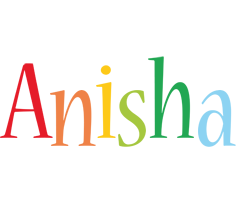 Anisha birthday logo