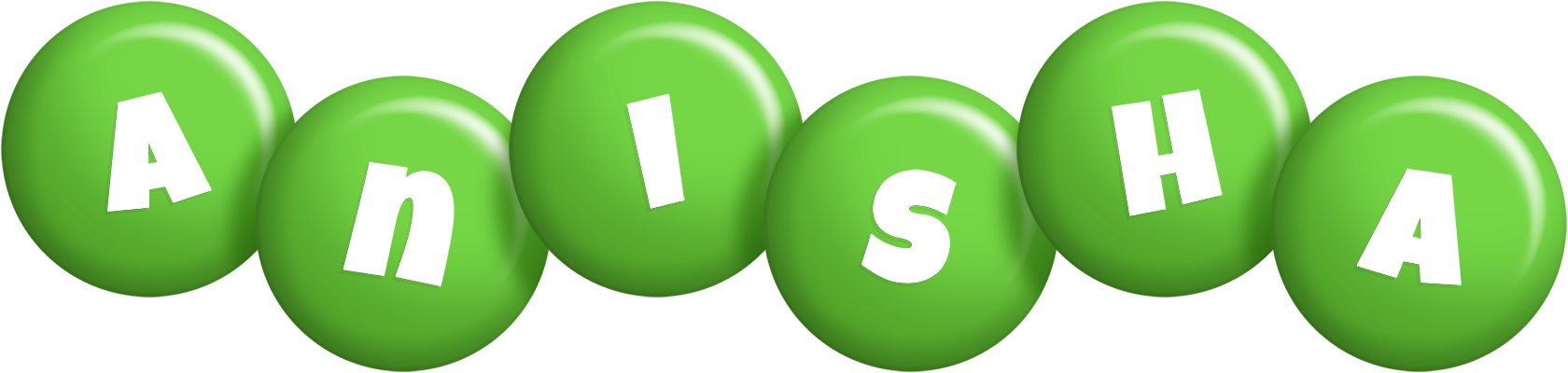 Anisha candy-green logo