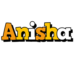 Anisha cartoon logo