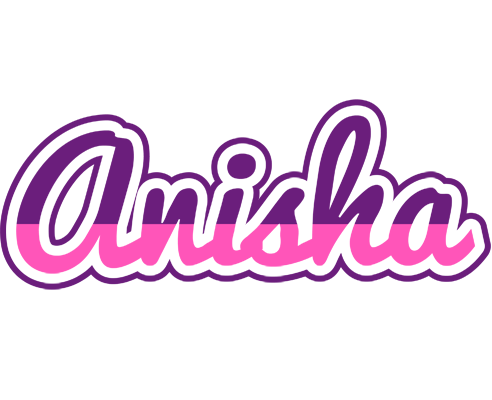 Anisha cheerful logo