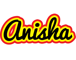 Anisha flaming logo