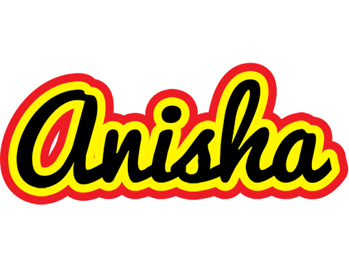 Anisha flaming logo