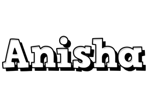 Anisha snowing logo