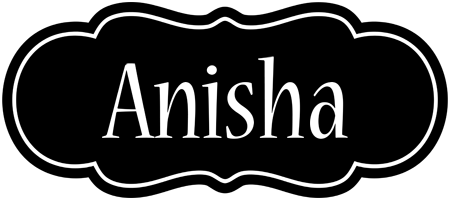 Anisha welcome logo