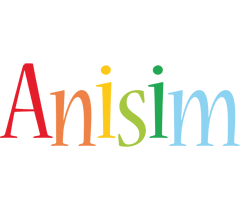 Anisim birthday logo