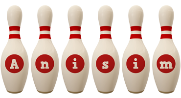 Anisim bowling-pin logo