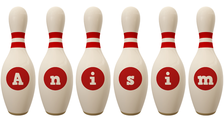 Anisim bowling-pin logo