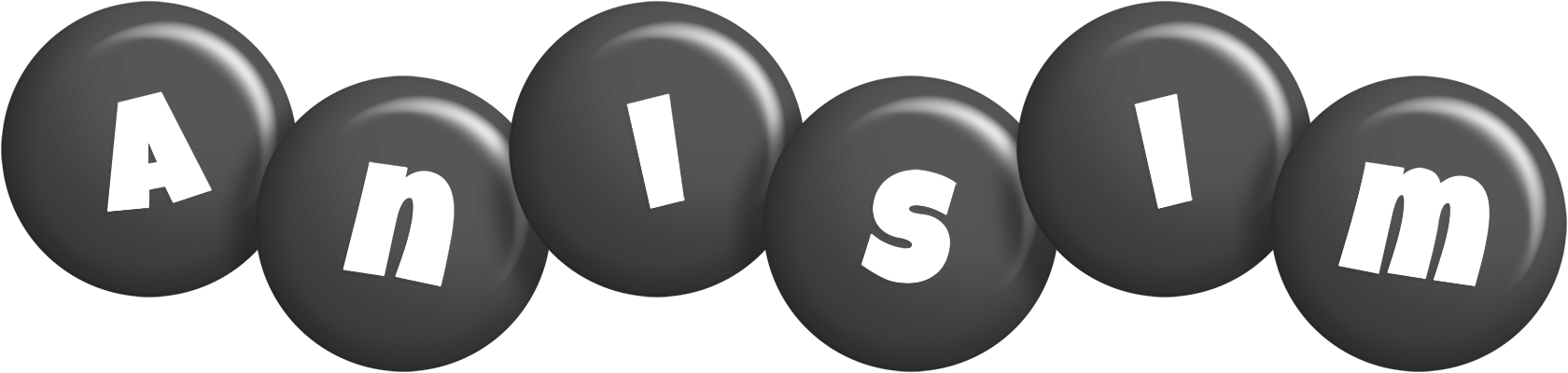 Anisim candy-black logo