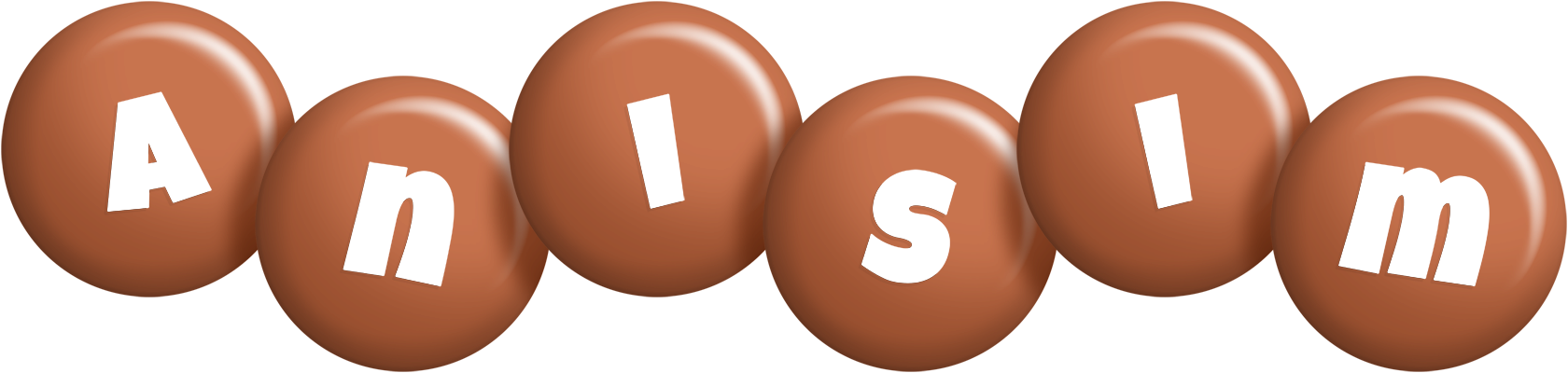 Anisim candy-brown logo