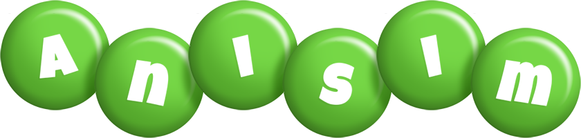 Anisim candy-green logo