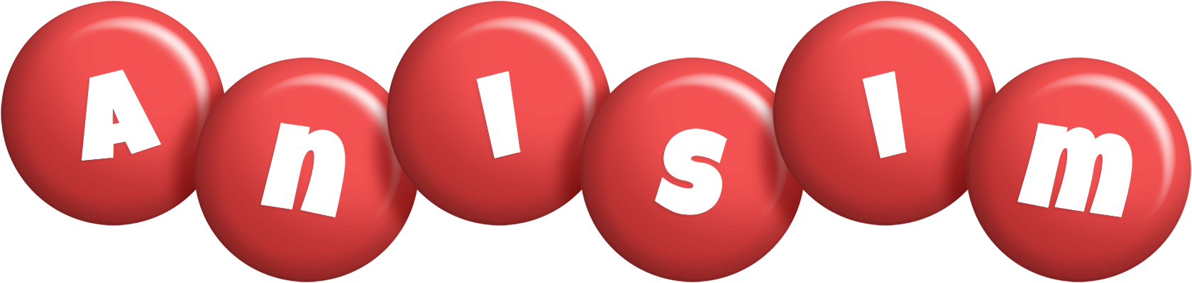 Anisim candy-red logo