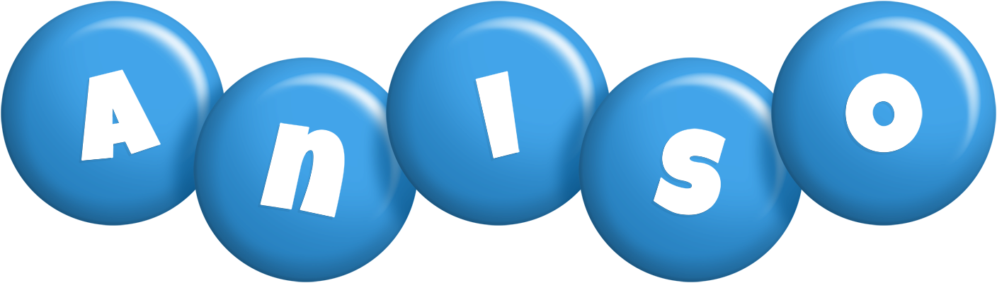 Aniso candy-blue logo