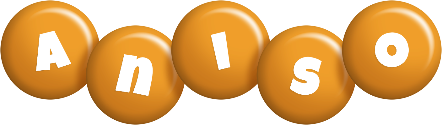 Aniso candy-orange logo