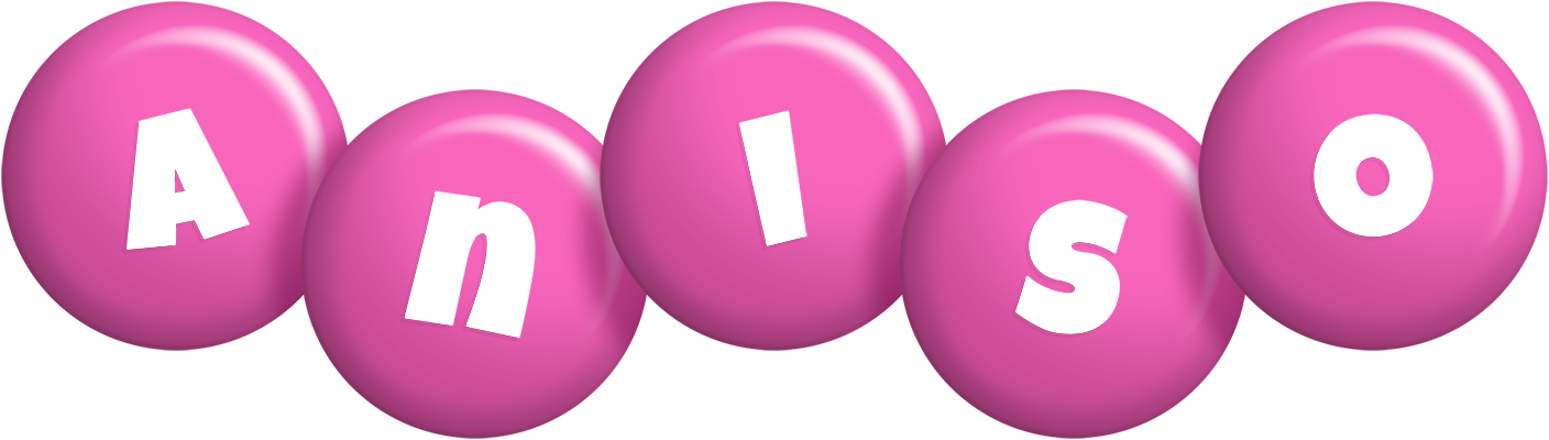 Aniso candy-pink logo