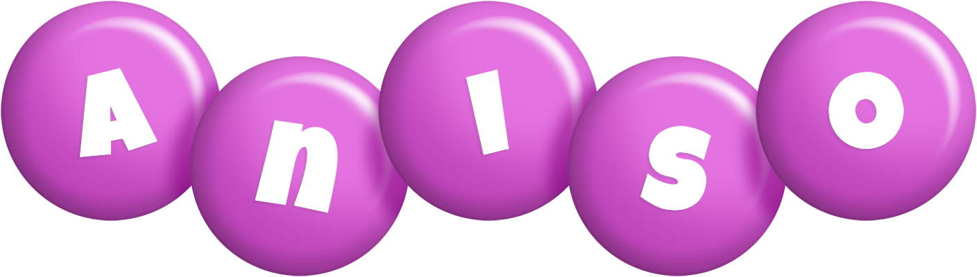 Aniso candy-purple logo