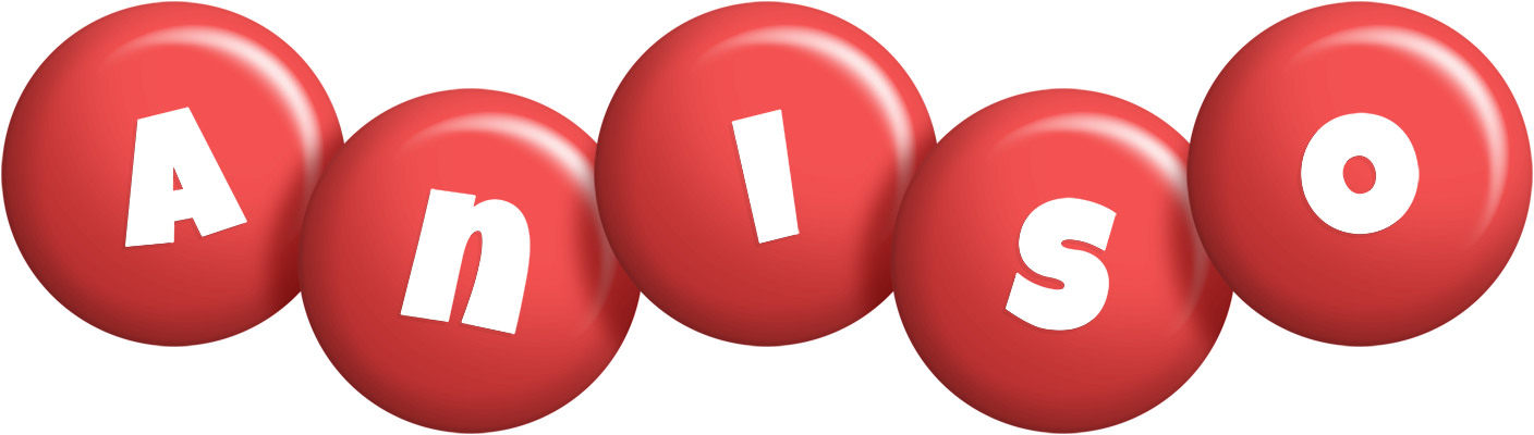 Aniso candy-red logo
