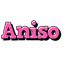 Aniso girlish logo