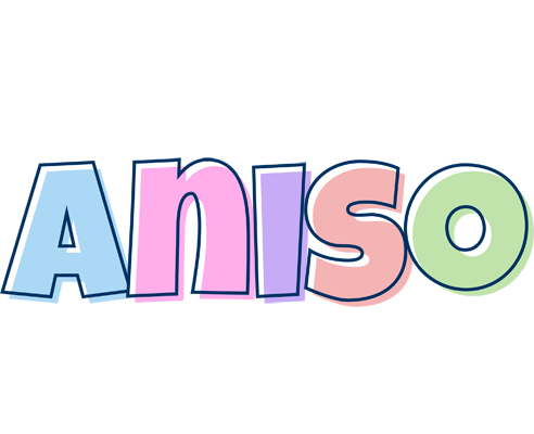 Aniso pastel logo
