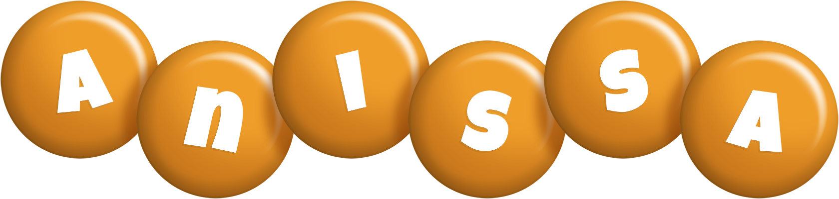 Anissa candy-orange logo