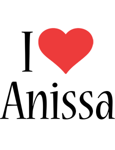 Anissa i-love logo