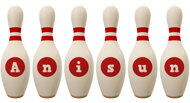 Anisun bowling-pin logo