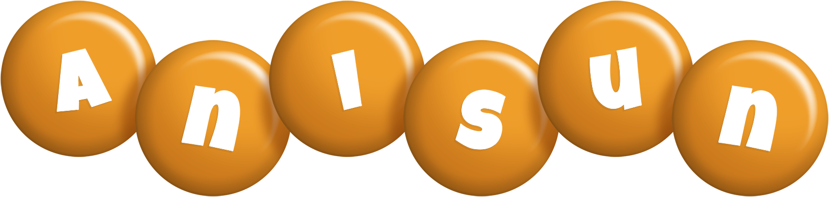 Anisun candy-orange logo