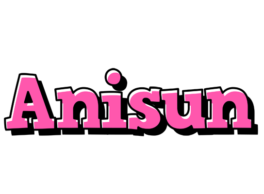 Anisun girlish logo