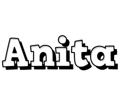 Anita snowing logo