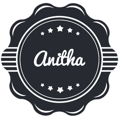 Anitha badge logo