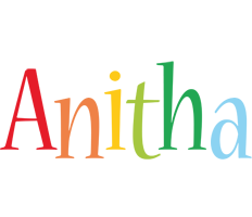 Anitha birthday logo