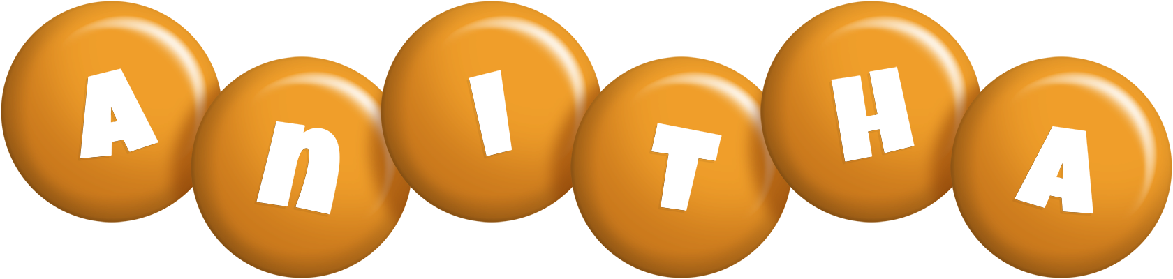 Anitha candy-orange logo