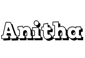 Anitha snowing logo