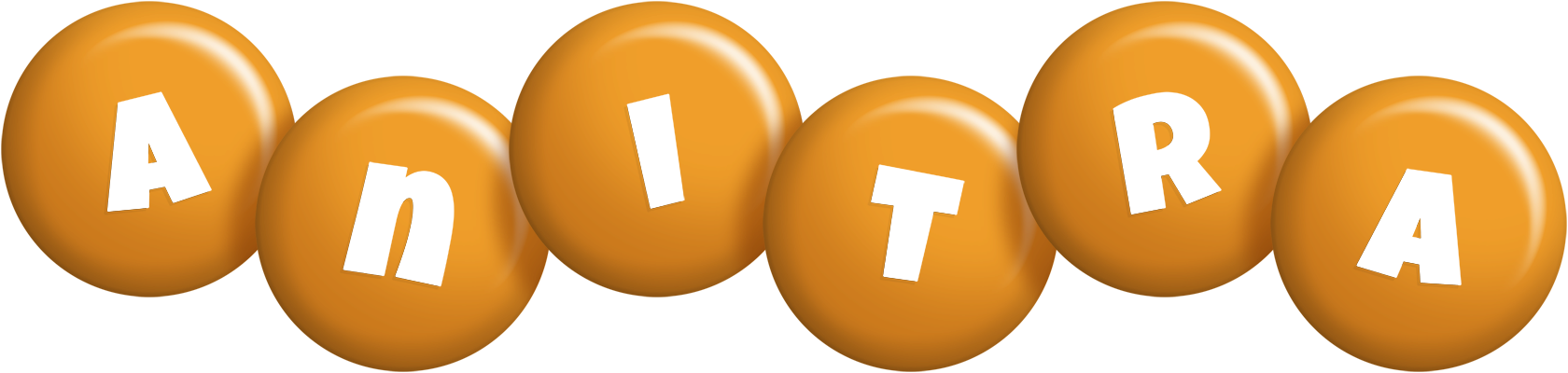 Anitra candy-orange logo