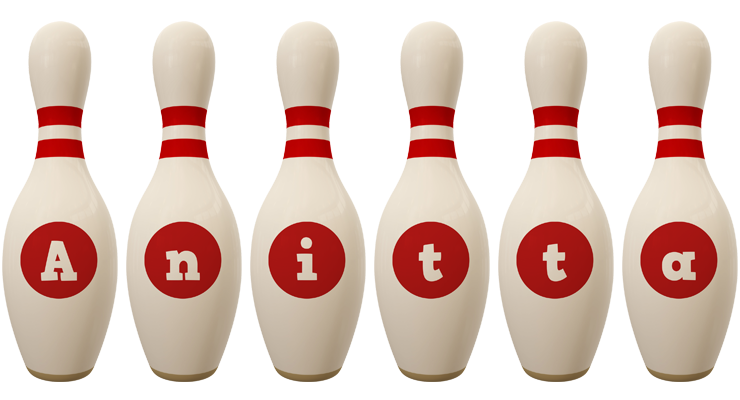 Anitta bowling-pin logo