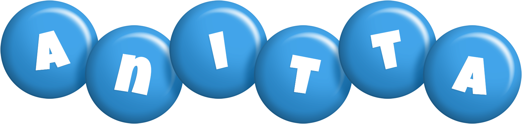 Anitta candy-blue logo